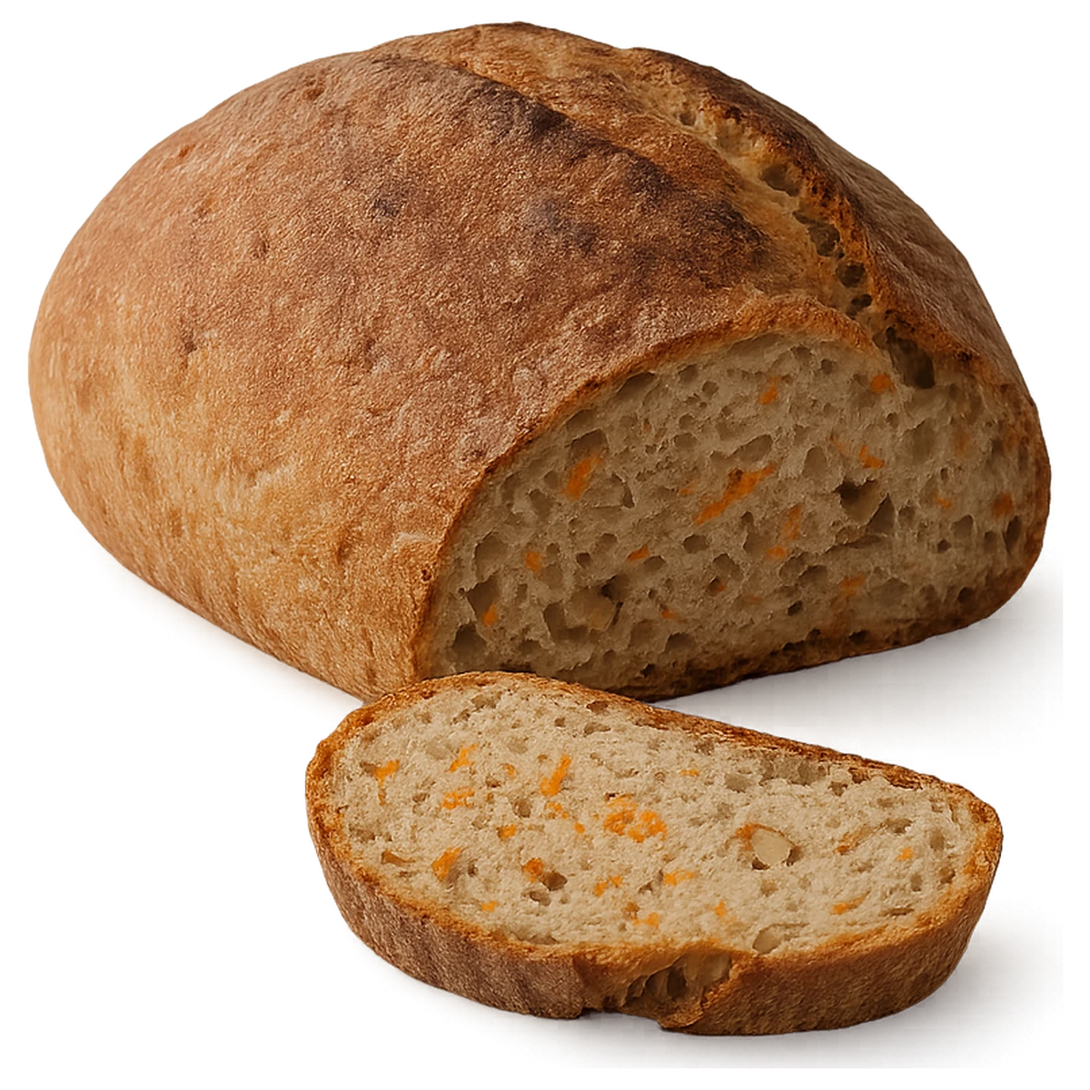 Carrot and walnut bread