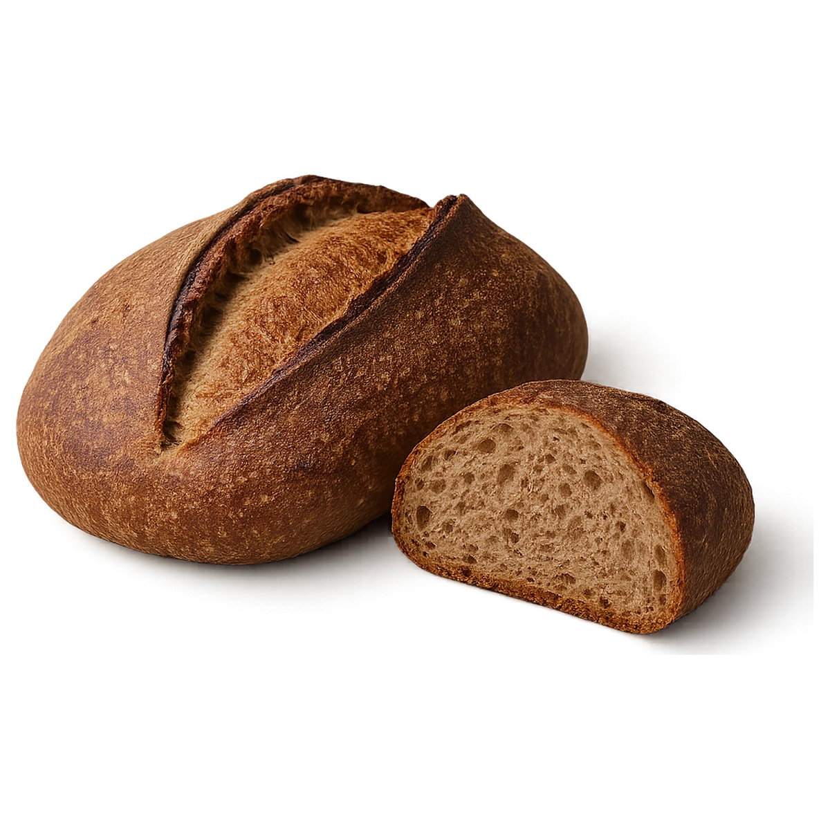 Whole wheat sourdough bread