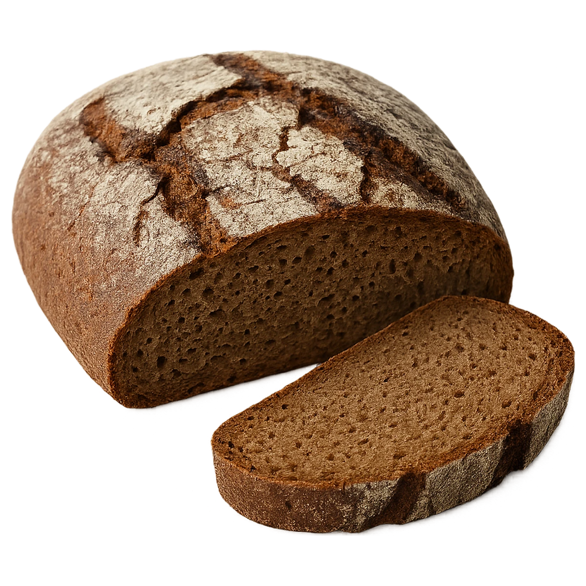 Rye bread at 80% with soaker