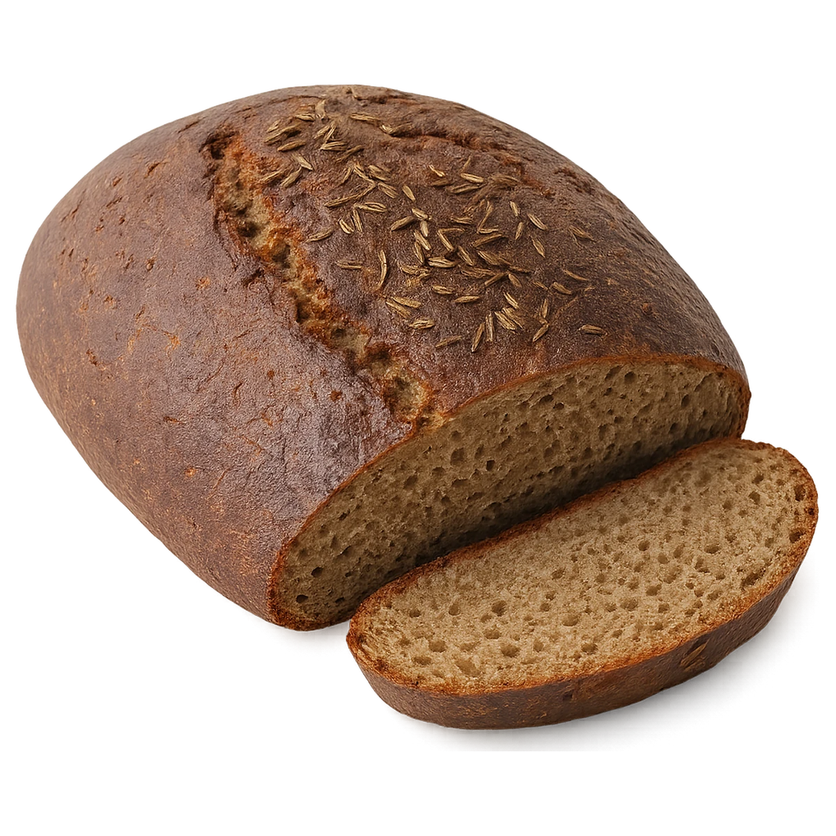 Rye bread with caraway